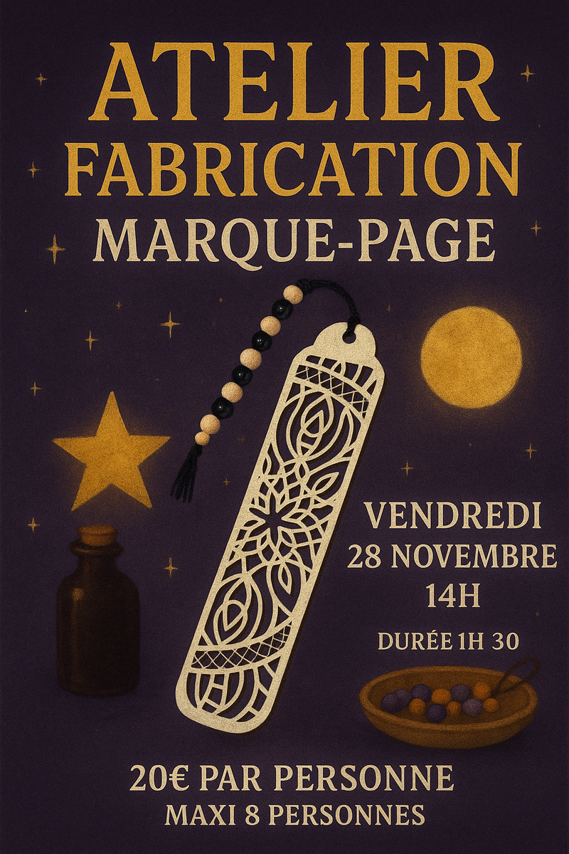 Atelier Marque-Page ADULTE (COMPLET)