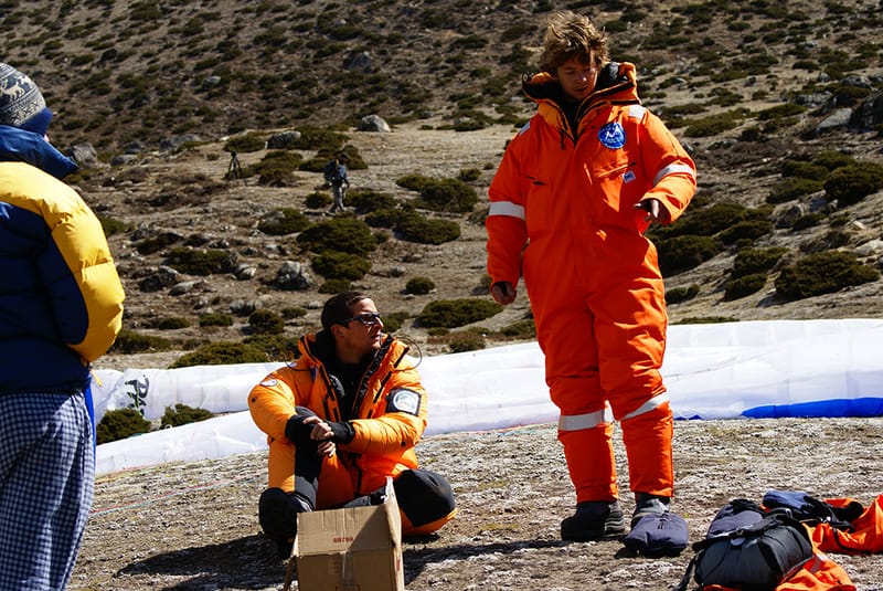 Paramotors over Everest