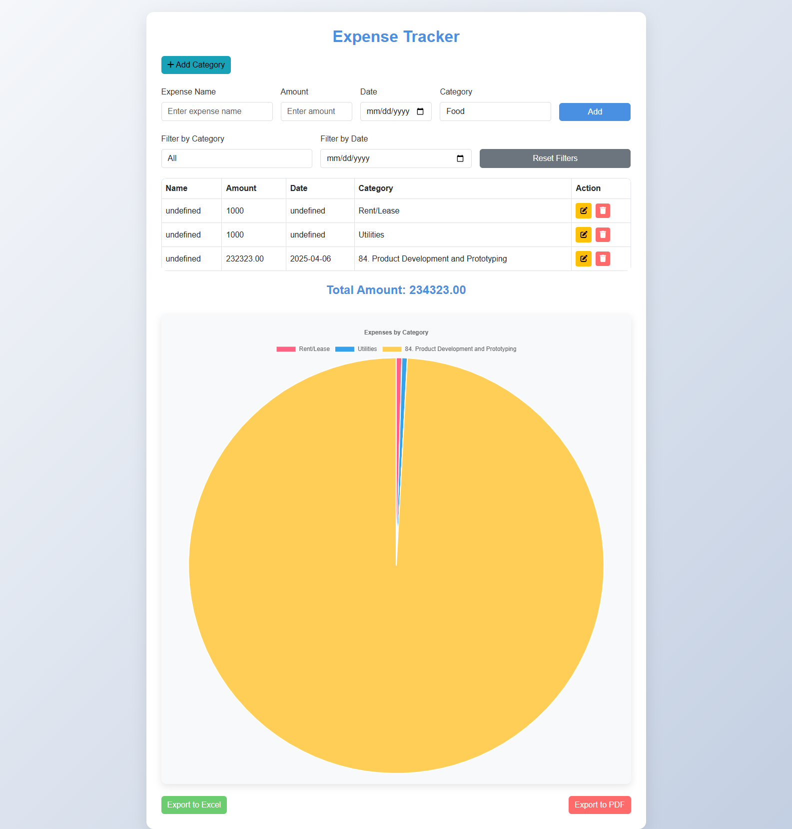 Expense Tracker