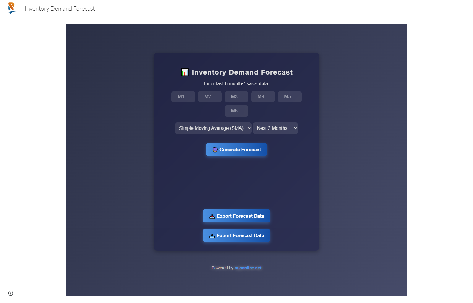 Inventory Demand Forecast