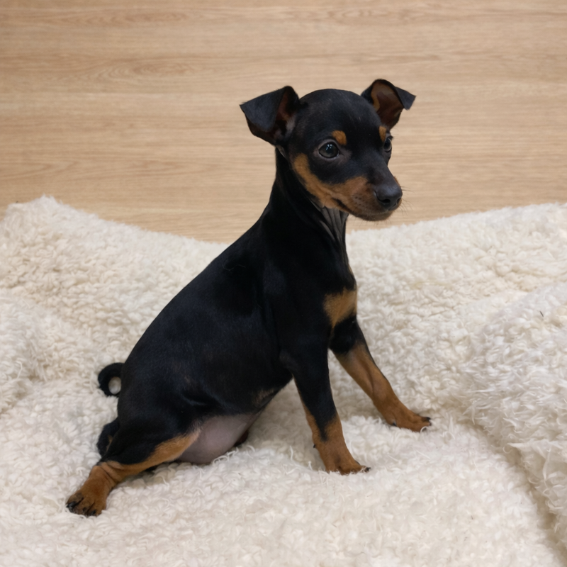 Agora, Pinscher femelle née le 22/11/25 non LOF