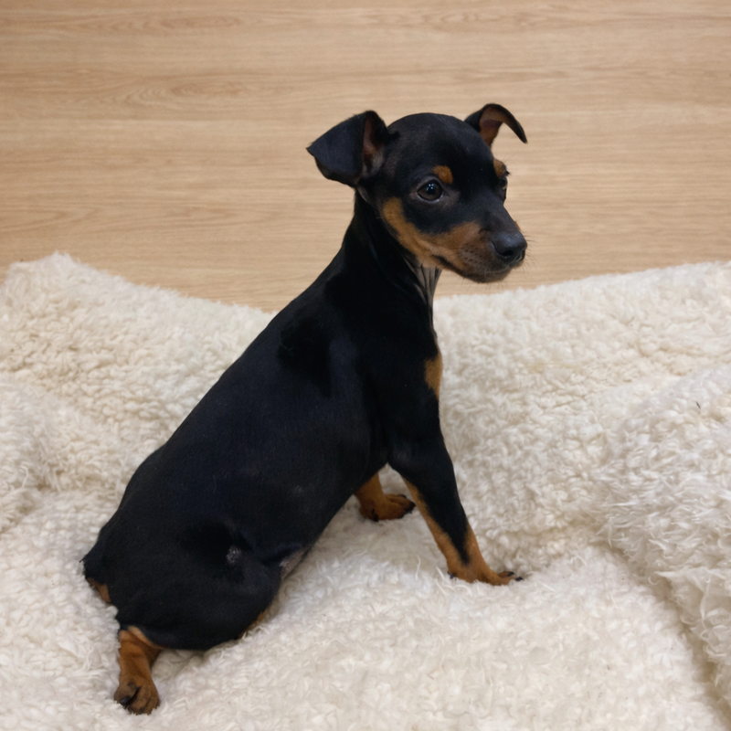 Agora, Pinscher femelle née le 22/11/25 non LOF