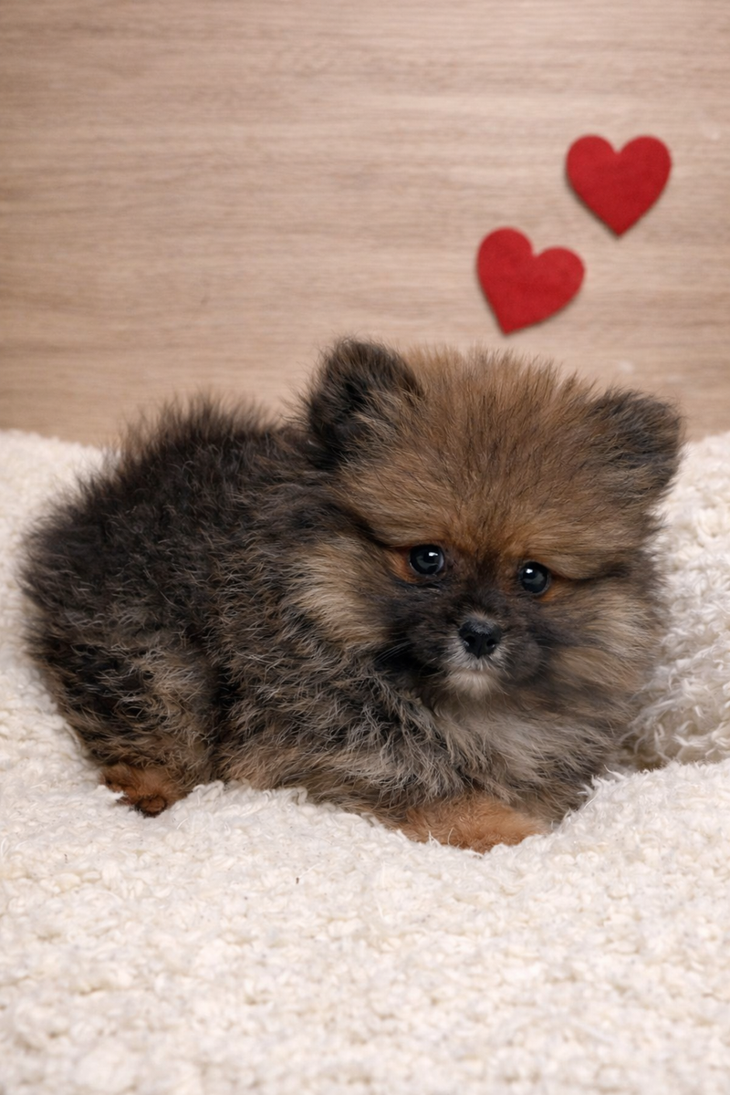 Aston, Spitz mâle né le 25/11/25 non LOF