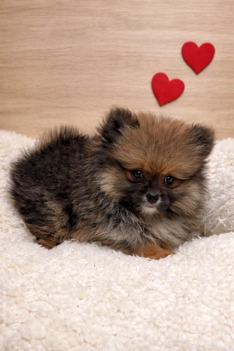 Aston, Spitz mâle né le 25/11/25 non LOF