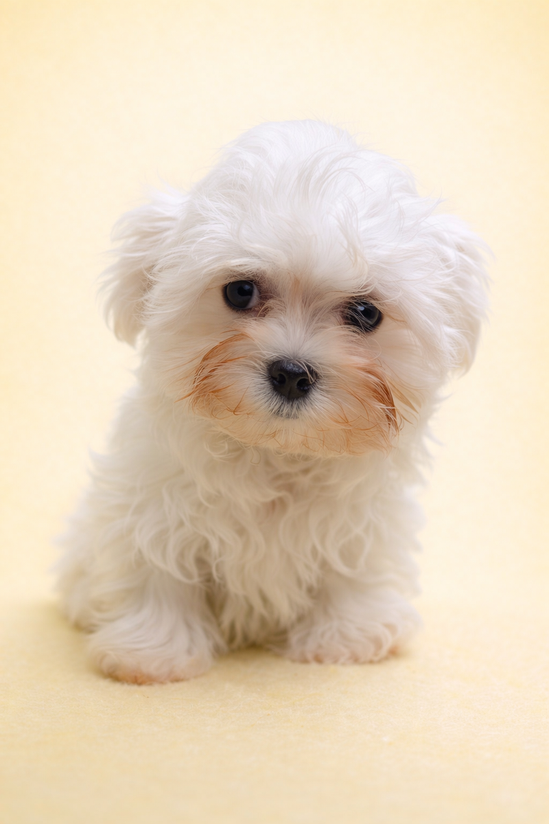 Alesia, Bichon Maltais femelle née le 21/12/25 LOF