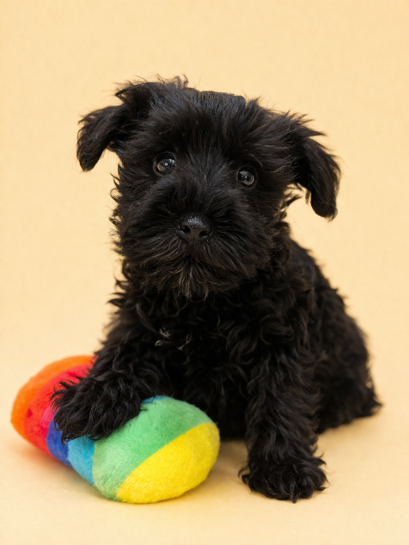 Biskotte, Schnauzer femelle née le 26/01/26 Non LOF