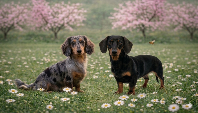 LE TECKEL KANINCHEN POIL COURT OU LONG