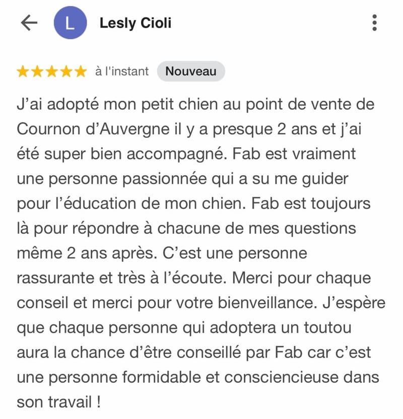 ⭐️ QUELQUES AVIS ⭐️
