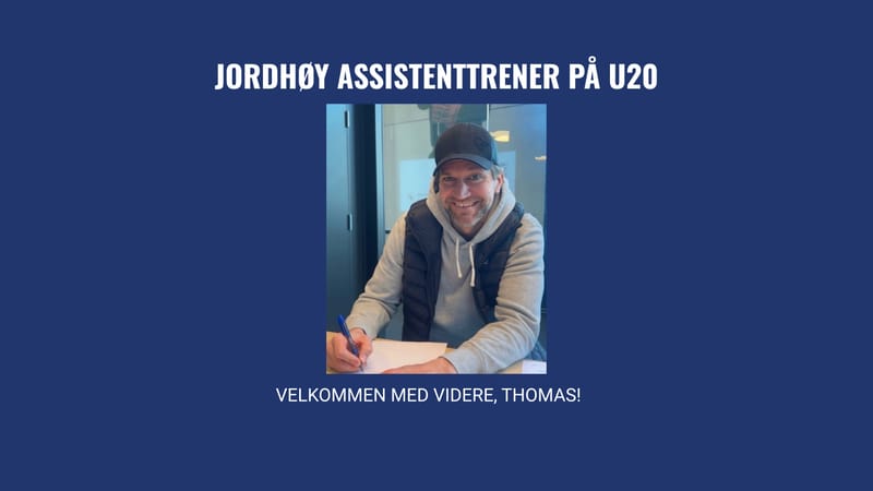 Thomas Jordhøy tar steget inn rundt U20