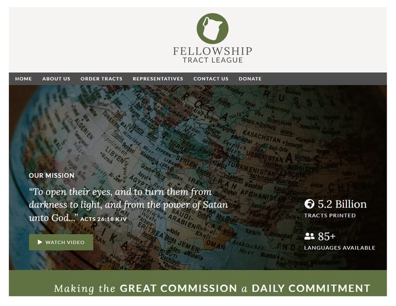 Bible Tracks you can order for Free to hand out!