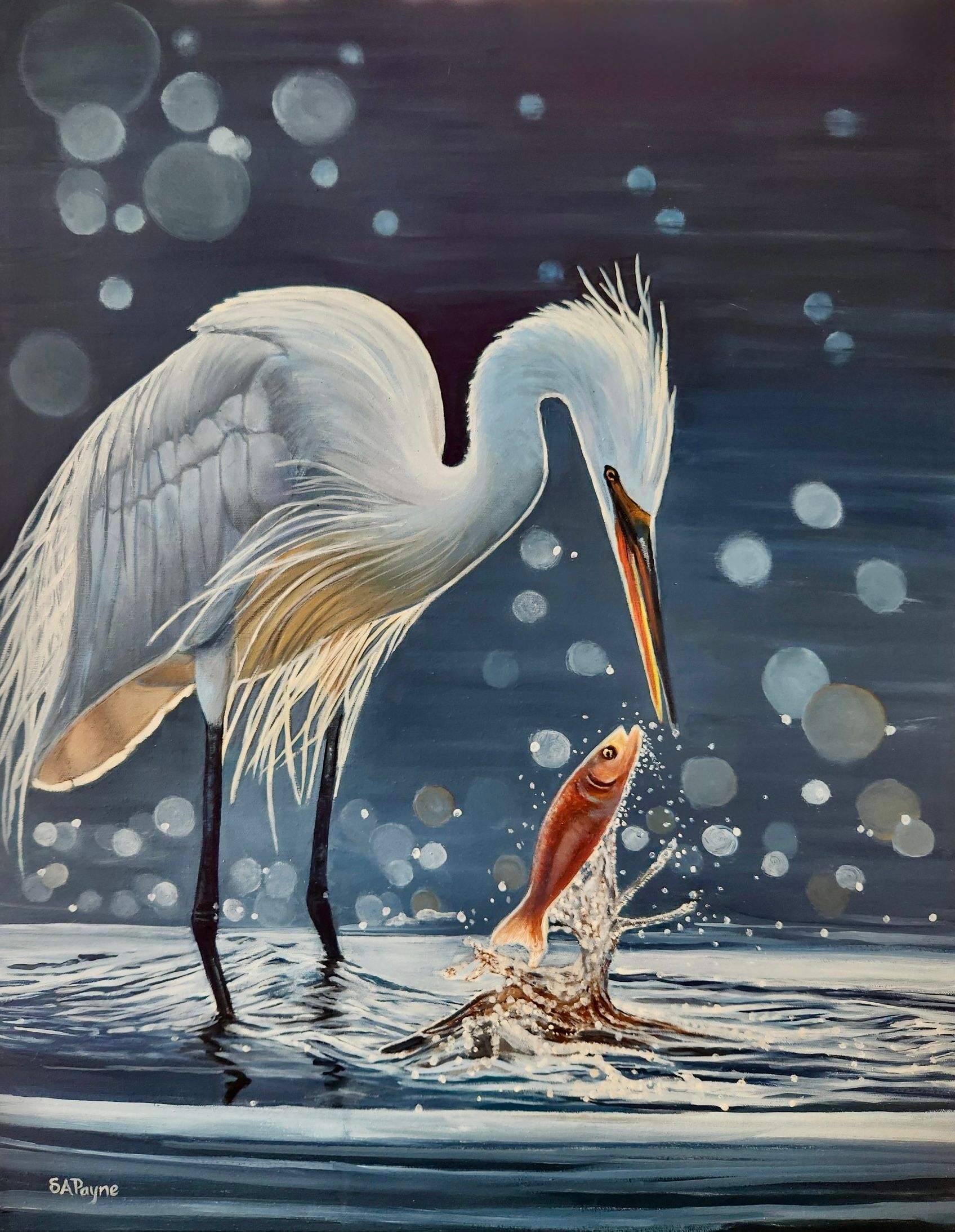 Hunting Egret