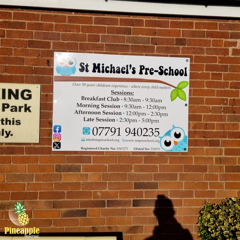 Advertising, Safety, Shop front or Welcome boards for events