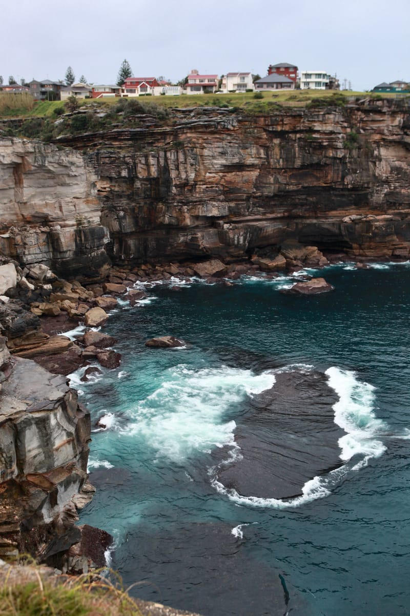 Banlieue de Sydney : Bondi Beach, Mainly, falaises de Vaucluse