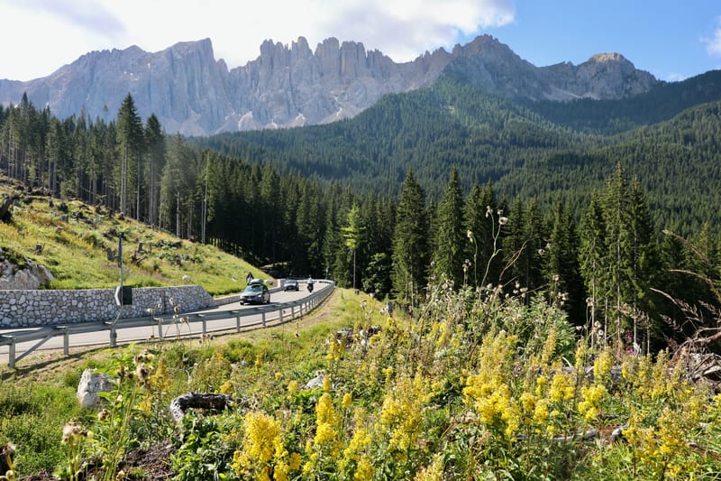 11. ITALIE 2 : Dolomites 1, Passo di Castalunga/Pordoi/Falzarego, Lago di Carezzo, Canazei