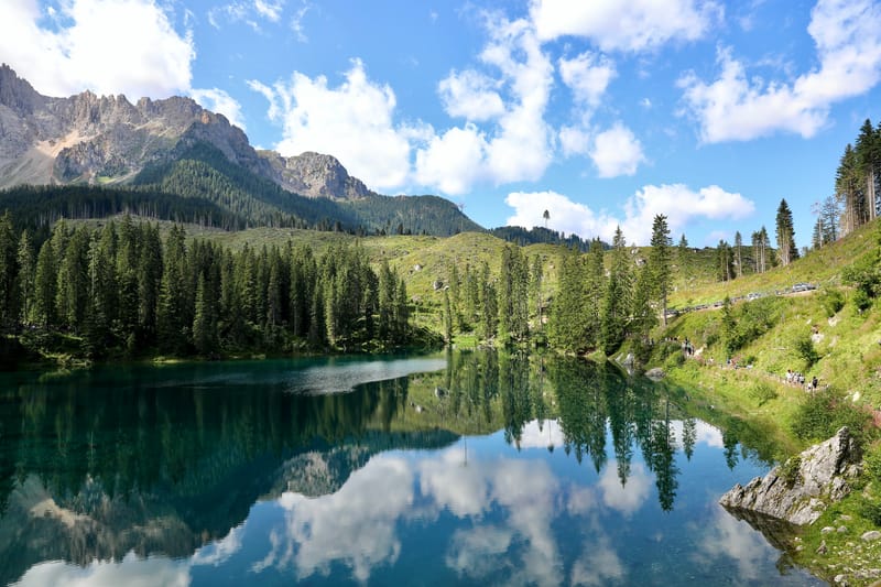 11. ITALIE 2 : Dolomites 1, Passo di Castalunga/Pordoi/Falzarego, Lago di Carezzo, Canazei