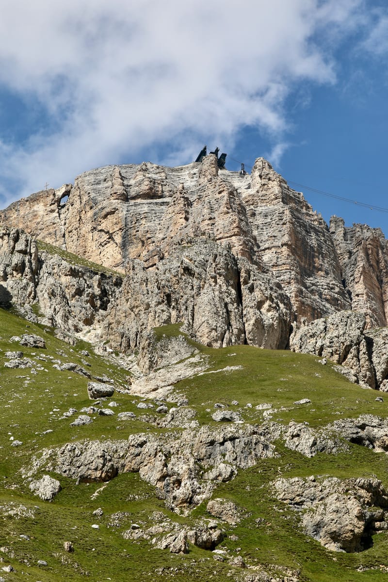 11. ITALIE 2 : Dolomites 1, Passo di Castalunga/Pordoi/Falzarego, Lago di Carezzo, Canazei