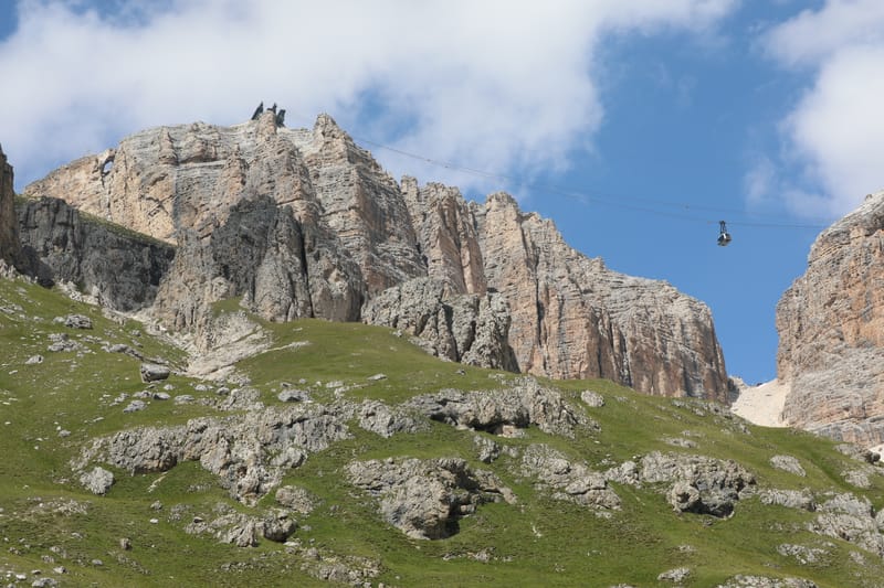 11. ITALIE 2 : Dolomites 1, Passo di Castalunga/Pordoi/Falzarego, Lago di Carezzo, Canazei