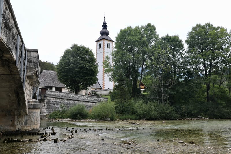 17. SLOVENIE 2 : Lac de Bohinj, Chapelle de Saint Duha, Eglise de Bintje
