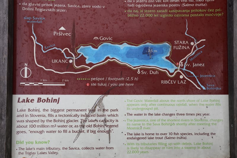 17. SLOVENIE 2 : Lac de Bohinj, Chapelle de Saint Duha, Eglise de Bintje