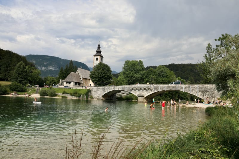 17. SLOVENIE 2 : Lac de Bohinj, Chapelle de Saint Duha, Eglise de Bintje