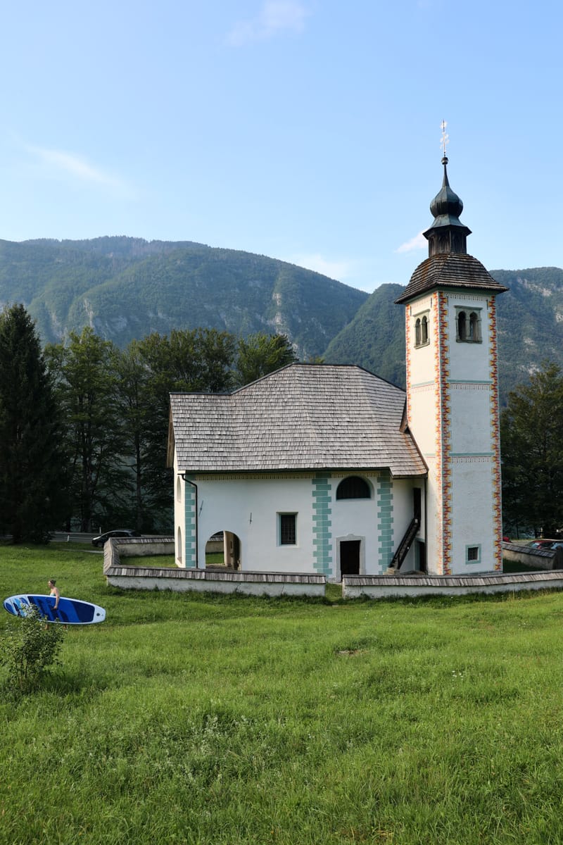 17. SLOVENIE 2 : Lac de Bohinj, Chapelle de Saint Duha, Eglise de Bintje