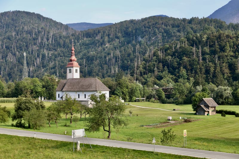 17. SLOVENIE 2 : Lac de Bohinj, Chapelle de Saint Duha, Eglise de Bintje