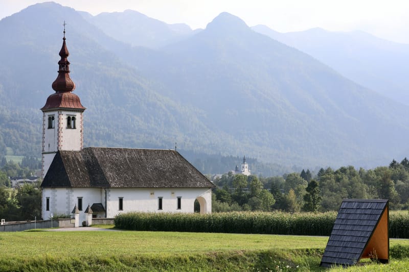 17. SLOVENIE 2 : Lac de Bohinj, Chapelle de Saint Duha, Eglise de Bintje