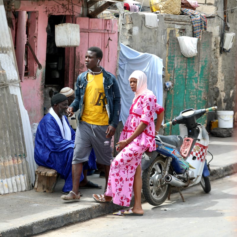 9. SAINT LOUIS 3 : Le Quartier des Pêcheurs, en calèche