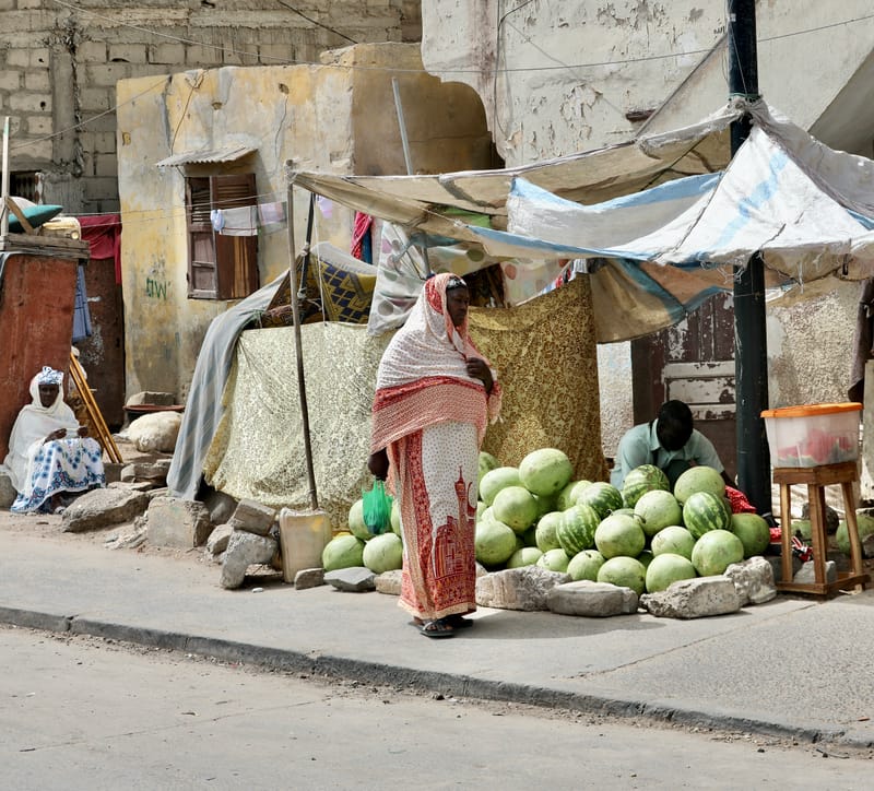 9. SAINT LOUIS 3 : Le Quartier des Pêcheurs, en calèche