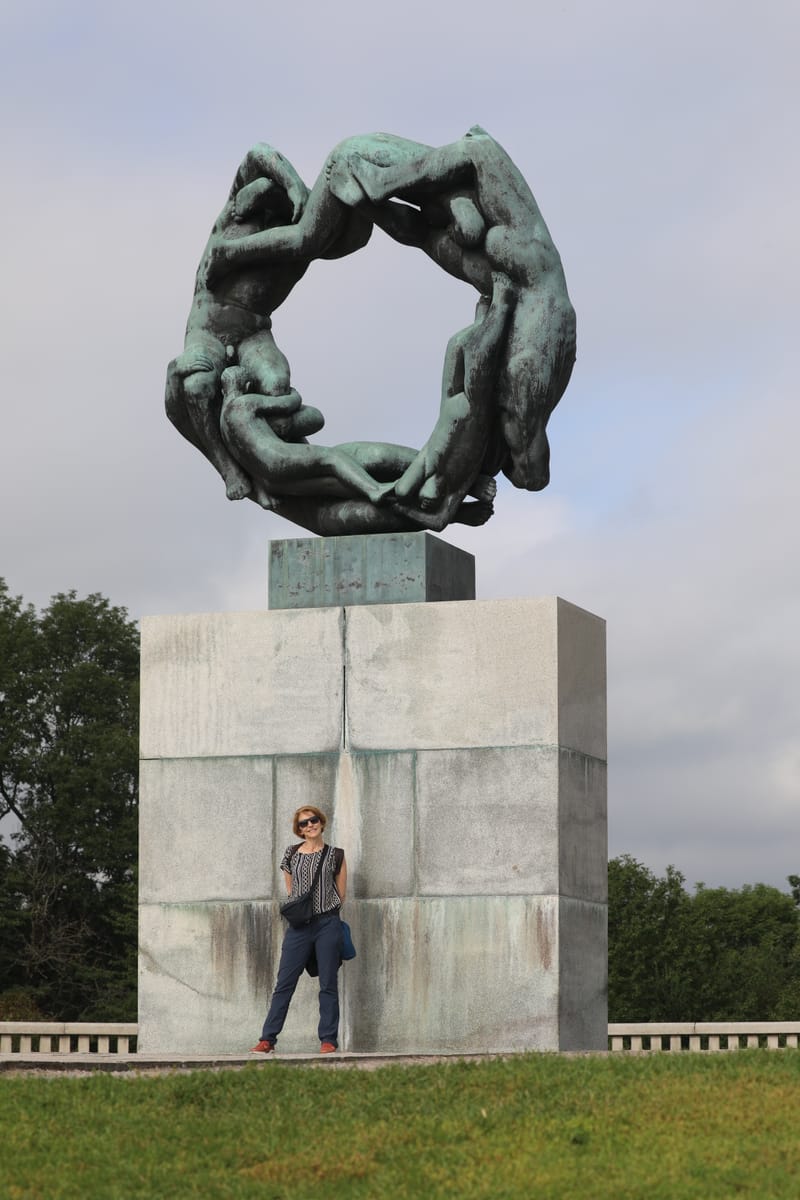 4. OSLO : Parc Frogner, les sculptures de Vigeland