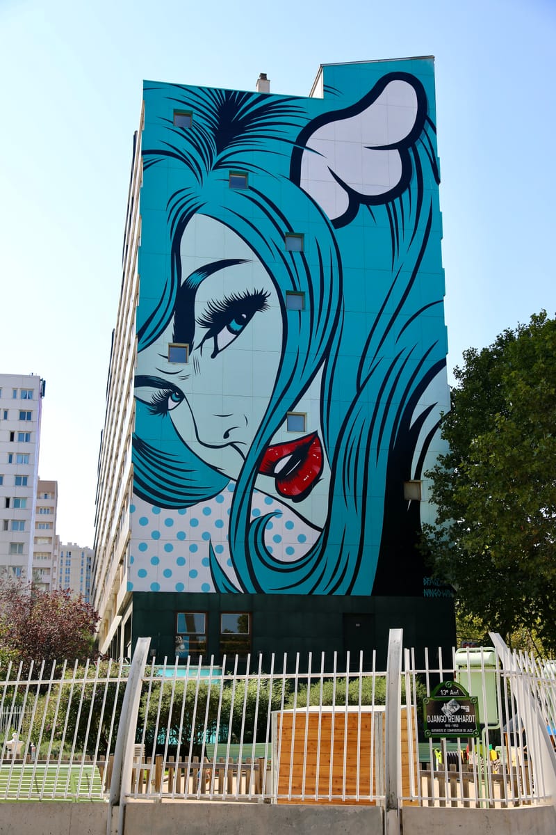 Street Art : Paris XIII à la verticale