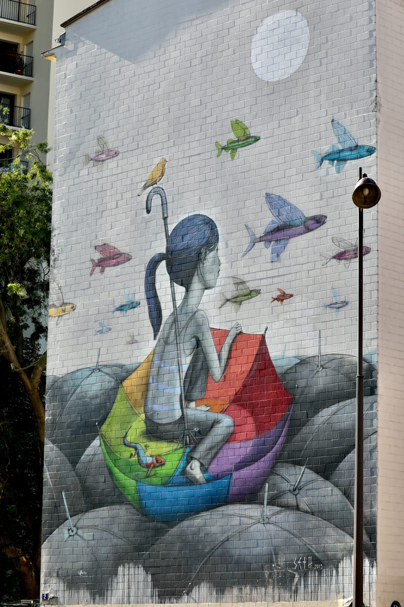 Street Art : Paris XIII à la verticale