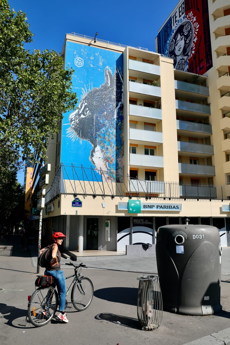 Street Art : Paris XIII à la verticale