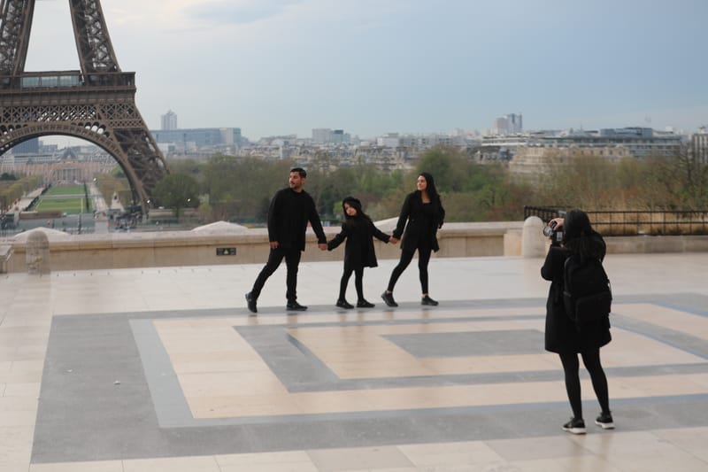 4. Les Inconnus du Trocadéro mis à l'horizontal
