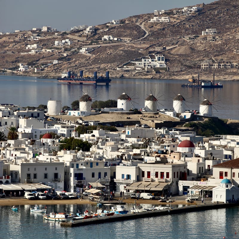 8. GRECE : Mykonos 1, résumé aux Carrés (CCC)