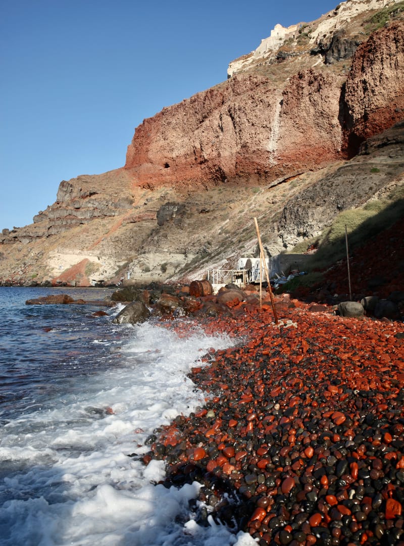 5. GRECE : Santorin, Son port, sa côte et son volcan (VTL)