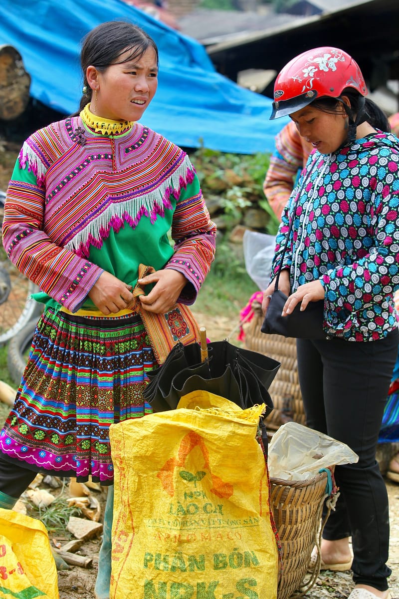 1. Les HMONGS : Marché de Bac Ha