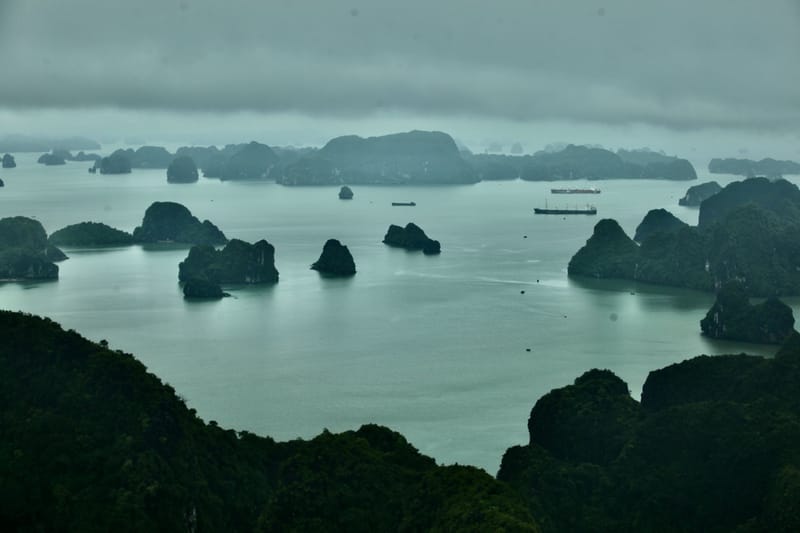 3. Baie d'Ha Long, vues à l'horizontal