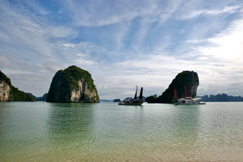 3. Baie d'Ha Long, vues à l'horizontal
