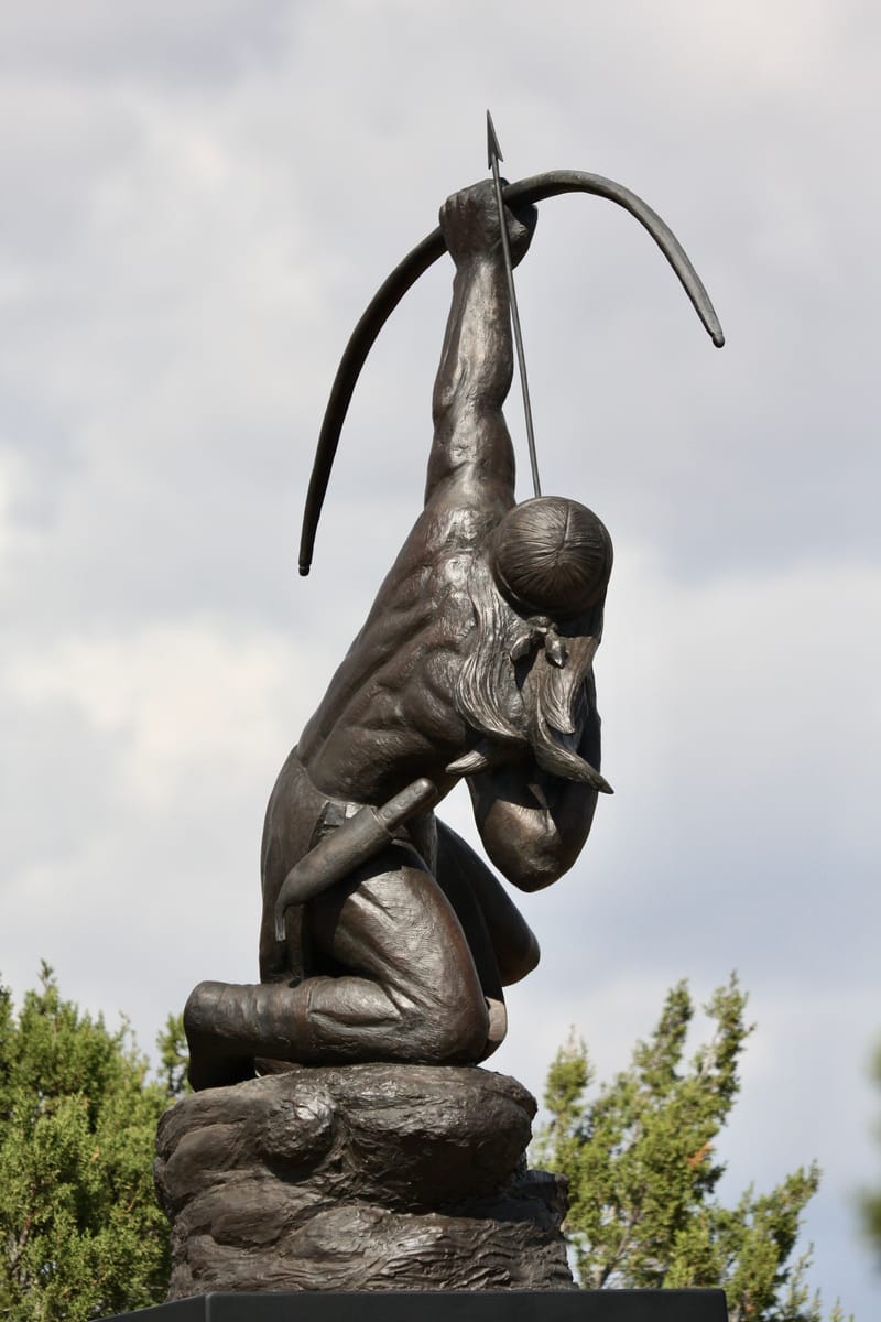 4. Jardin des sculptures indiennes d'Allan Houser, New Mexico, USA 2008