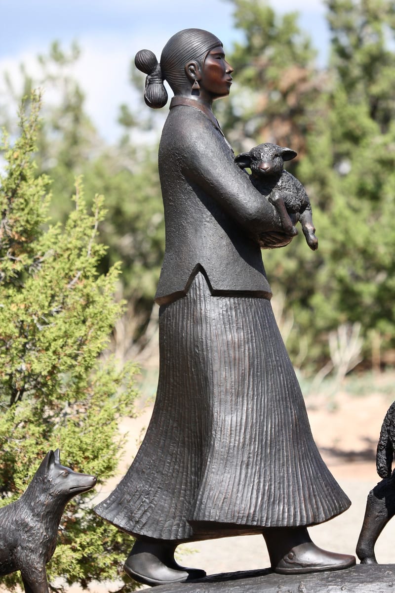 4. Jardin des sculptures indiennes d'Allan Houser, New Mexico, USA 2008
