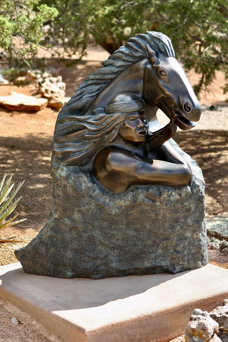 4. Jardin des sculptures indiennes d'Allan Houser, New Mexico, USA 2008