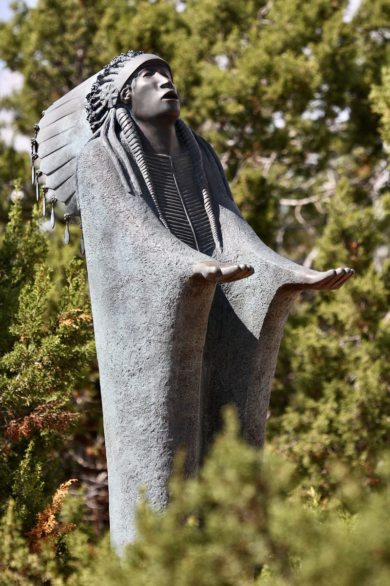 4. Jardin des sculptures indiennes d'Allan Houser, New Mexico, USA 2008