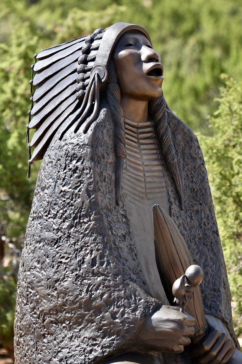 4. Jardin des sculptures indiennes d'Allan Houser, New Mexico, USA 2008