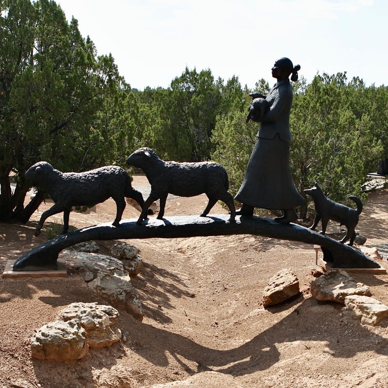 4. Jardin des sculptures indiennes d'Allan Houser, New Mexico, USA 2008