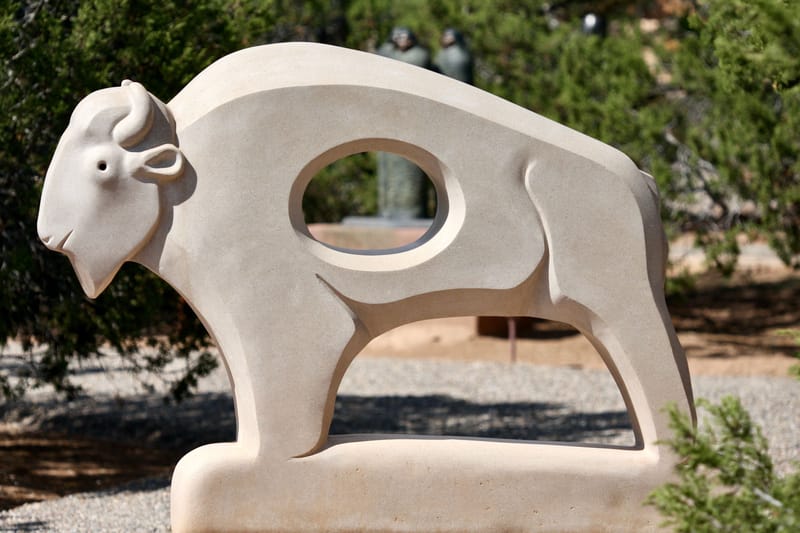 4. Jardin des sculptures indiennes d'Allan Houser, New Mexico, USA 2008