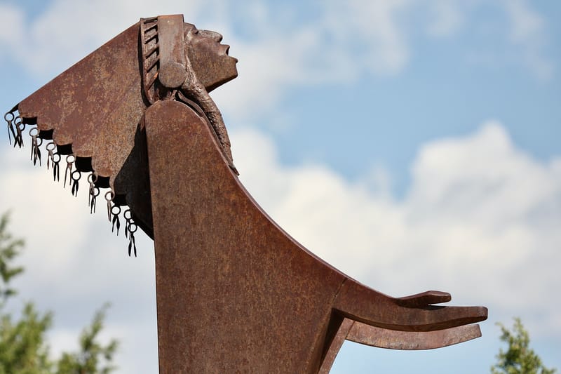 4. Jardin des sculptures indiennes d'Allan Houser, New Mexico, USA 2008