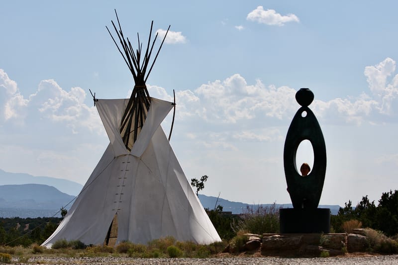4. Jardin des sculptures indiennes d'Allan Houser, New Mexico, USA 2008