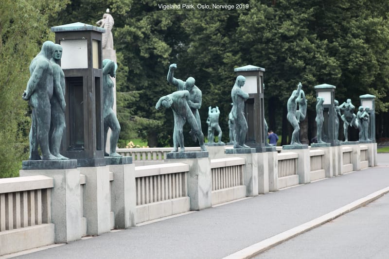 5. Parc Frogner & les installations de VIGELAND (Oslo, Norvège 2019)