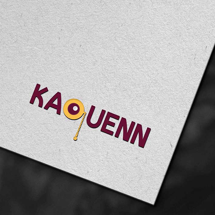 Déclinaison texte du logo Kaouenn pour papier en-tête